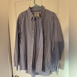 Jos. A. Bank Mens Long Sleeve Button Up Dress Shirt 100% Cotton
